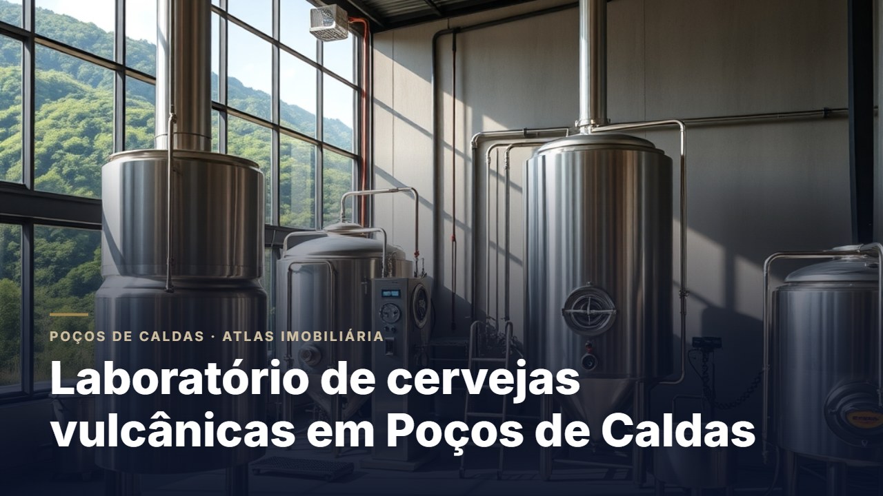 Laboratório da Liga das Cervejarias Vulcânicas deve abrir em novembro em Poços de Caldas