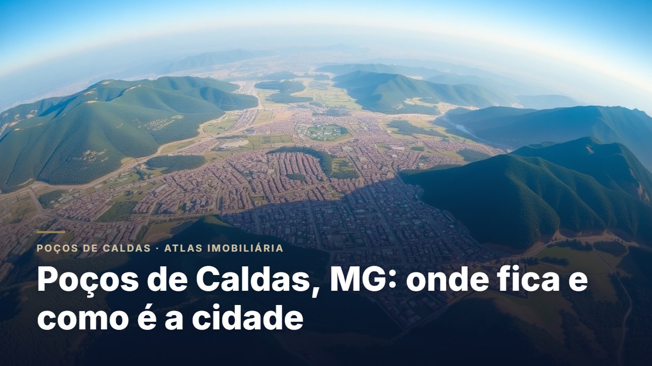 Poços de Caldas, MG: onde fica e como é a cidade