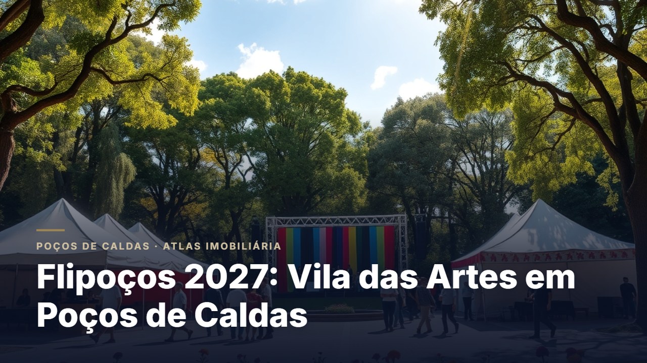 Flipoços 2027 terá Vila das Artes para quadrinhos e arte independente em Poços de Caldas