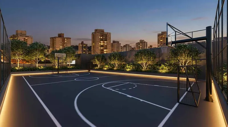 Quadra de esportes do Parque 30
